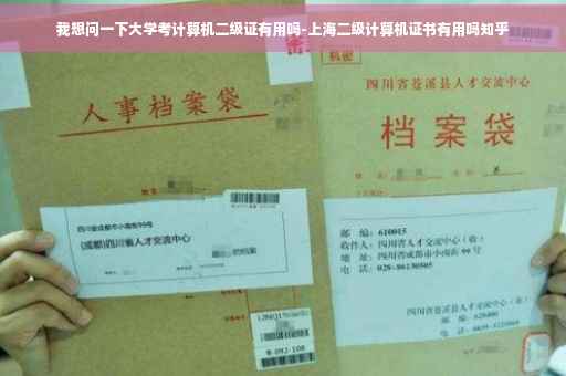 我想问一下大学考计算机二级证有用吗-上海二级计算机证书有用吗知乎