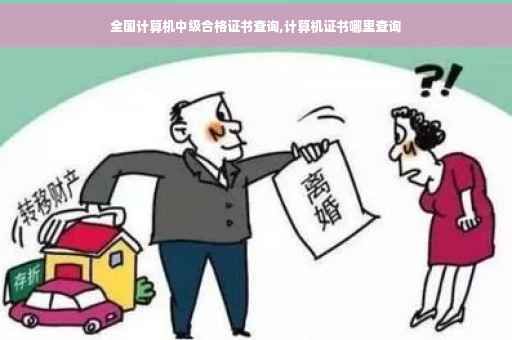 全国计算机中级合格证书查询,计算机证书哪里查询