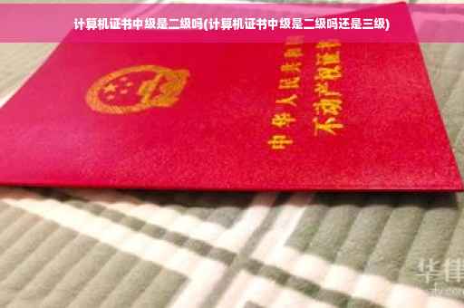 计算机证书中级是二级吗(计算机证书中级是二级吗还是三级)