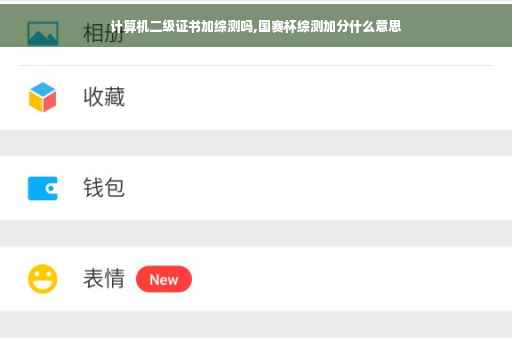 计算机二级证书加综测吗,国赛杯综测加分什么意思