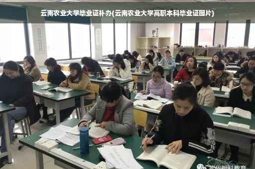 云南农业大学毕业证补办(云南农业大学高职本科毕业证图片)