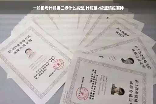 一般报考计算机二级什么类型,计算机2级应该报哪种
