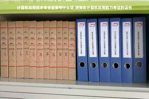 计算机应用技术专业需要考什么证,湖南省计算机应用能力考试的证书