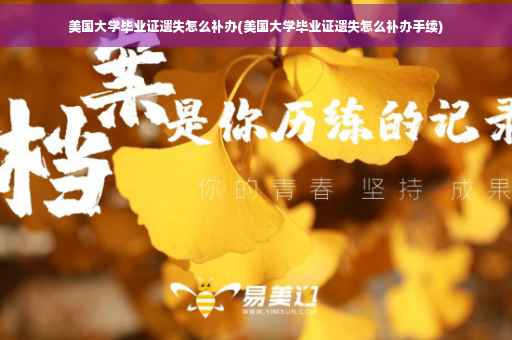 美国大学毕业证遗失怎么补办(美国大学毕业证遗失怎么补办手续)