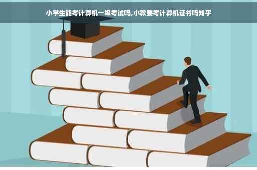 小学生能考计算机一级考试吗,小教要考计算机证书吗知乎