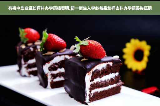 有初中毕业证如何补办学籍档案呢,初一新生入学必备品怎样去补办学籍丢失证明