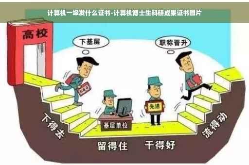计算机一级发什么证书-计算机博士生科研成果证书图片