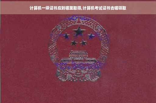 计算机一级证书应到哪里取得,计算机考试证书去哪领取