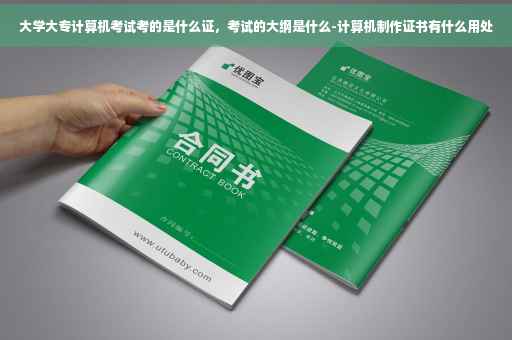 大学大专计算机考试考的是什么证，考试的大纲是什么-计算机制作证书有什么用处