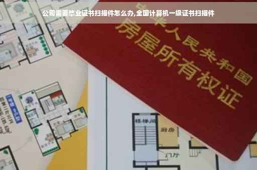 公司需要毕业证书扫描件怎么办,全国计算机一级证书扫描件