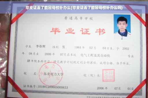 毕业证丢了能回母校补办么(毕业证丢了能回母校补办么吗)