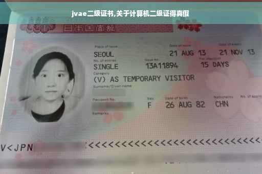 jvae二级证书,关于计算机二级证得真假