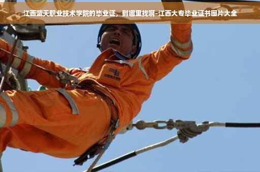 江西蓝天职业技术学院的毕业证，到哪里找啊-江西大专毕业证书图片大全