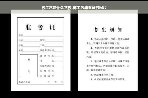 苏工艺是什么学校,苏工艺毕业证书图片