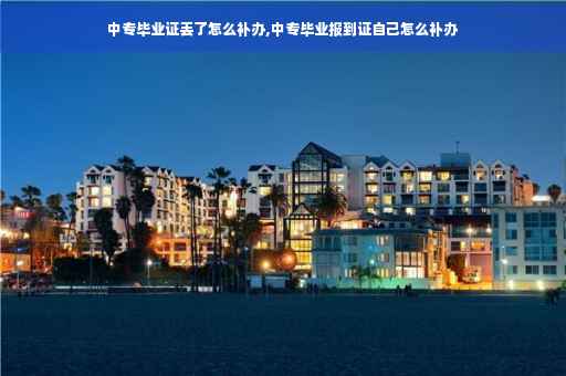 中专毕业证丢了怎么补办,中专毕业报到证自己怎么补办