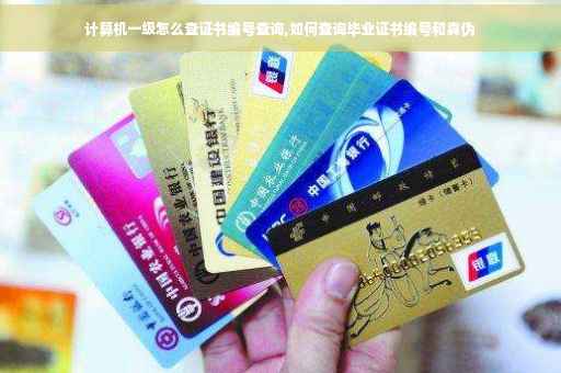 计算机一级怎么查证书编号查询,如何查询毕业证书编号和真伪