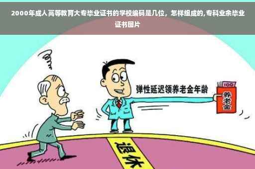 2000年成人高等教育大专毕业证书的学校编码是几位，怎样组成的,专科业余毕业证书图片