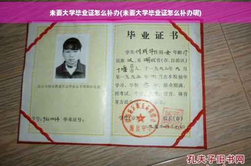 未要大学毕业证怎么补办(未要大学毕业证怎么补办呢)