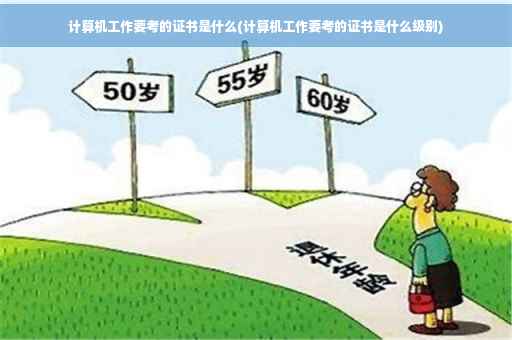 计算机工作要考的证书是什么(计算机工作要考的证书是什么级别)