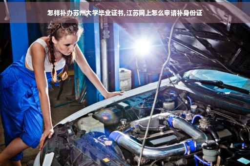 怎样补办苏州大学毕业证书,江苏网上怎么申请补身份证