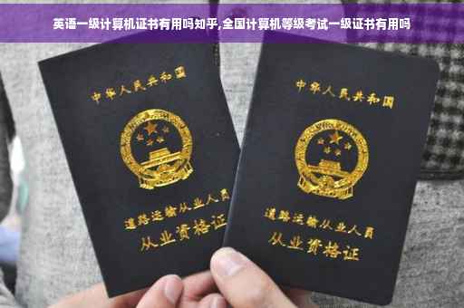 英语一级计算机证书有用吗知乎,全国计算机等级考试一级证书有用吗