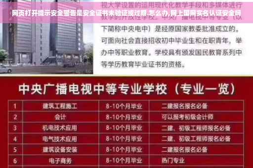 网页打开提示安全警告是安全证书未验证或过期.怎么办,网上国网实名认证安全吗