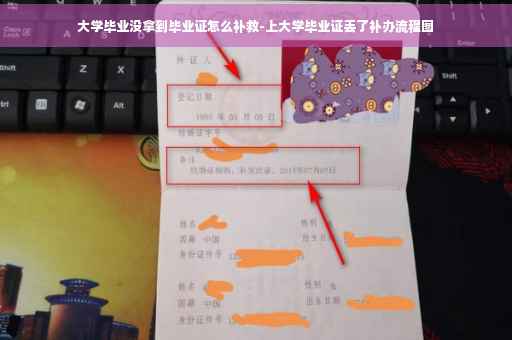 大学毕业没拿到毕业证怎么补救-上大学毕业证丢了补办流程图