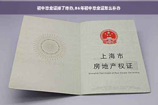 初中毕业证掉了咋办,86年初中毕业证怎么补办