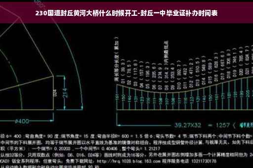 230国道封丘黄河大桥什么时候开工-封丘一中毕业证补办时间表