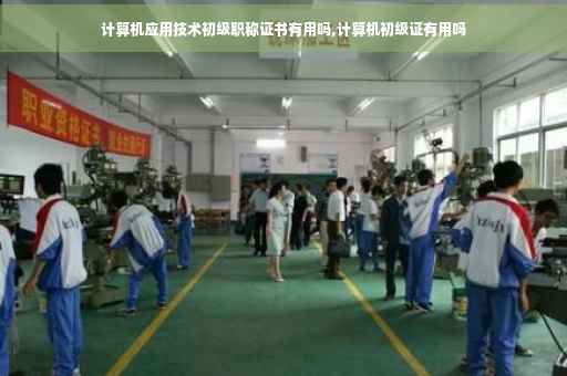 计算机应用技术初级职称证书有用吗,计算机初级证有用吗