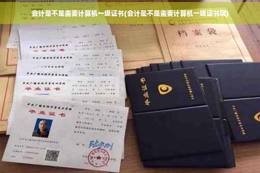会计是不是需要计算机一级证书(会计是不是需要计算机一级证书呢)