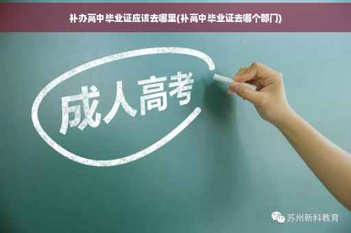 补办高中毕业证应该去哪里(补高中毕业证去哪个部门)