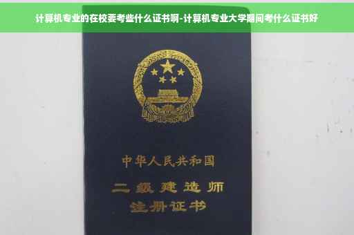 计算机专业的在校要考些什么证书啊-计算机专业大学期间考什么证书好