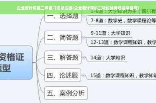 企业看计算机二级证书还是成绩(企业看计算机二级的优秀还是及格吗)