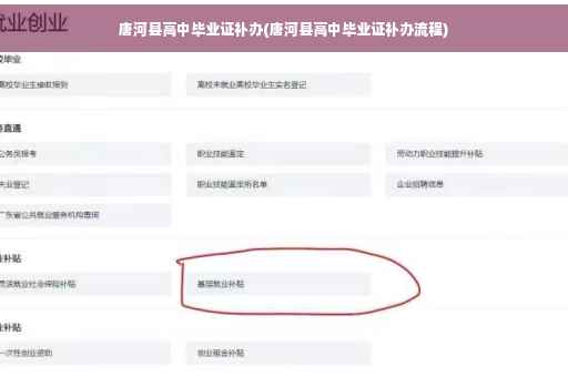 唐河县高中毕业证补办(唐河县高中毕业证补办流程)