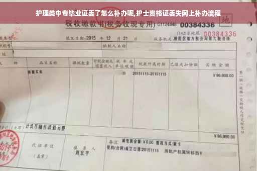 护理类中专毕业证丢了怎么补办呢,护士资格证丢失网上补办流程