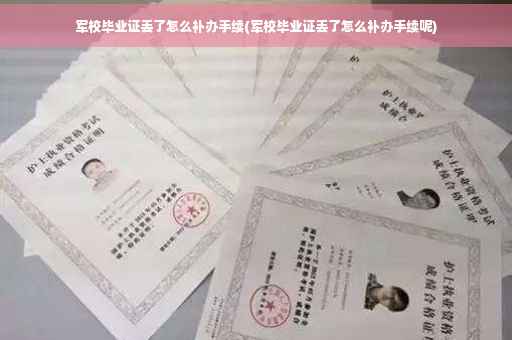 军校毕业证丢了怎么补办手续(军校毕业证丢了怎么补办手续呢)