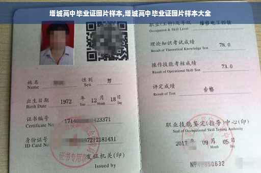 塔城高中毕业证图片样本,塔城高中毕业证图片样本大全