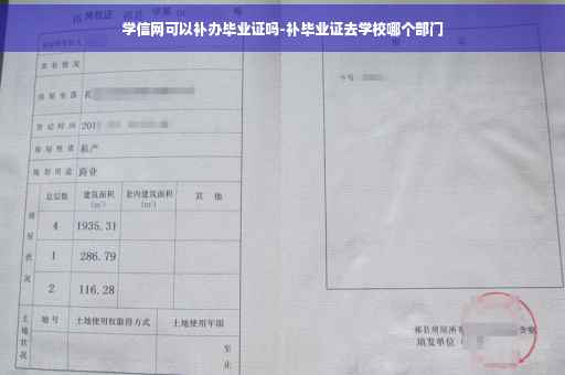 学信网可以补办毕业证吗-补毕业证去学校哪个部门