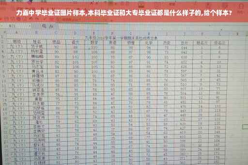 力嘉中学毕业证图片样本,本科毕业证和大专毕业证都是什么样子的,给个样本?