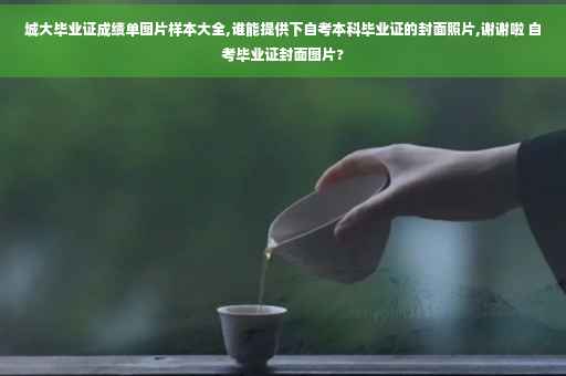 城大毕业证成绩单图片样本大全,谁能提供下自考本科毕业证的封面照片,谢谢啦 自考毕业证封面图片?