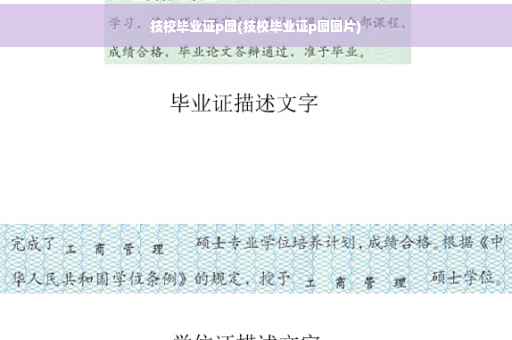 技校毕业证p图(技校毕业证p图图片)