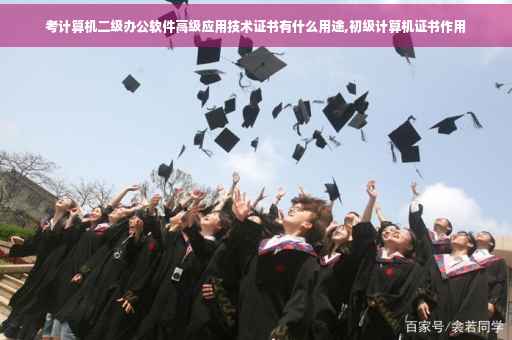 考计算机二级办公软件高级应用技术证书有什么用途,初级计算机证书作用