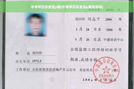 中专学历毕业证p图(中专学历毕业证p图有用吗)