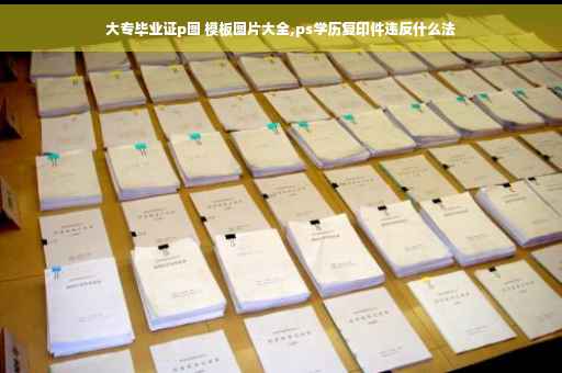 大专毕业证p图 模板图片大全,ps学历复印件违反什么法