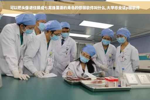 可以把头像遮住换成七龙珠里面的角色的修图软件叫什么,大学毕业证p图软件