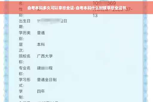自考本科多久可以拿毕业证-自考本科什么时候拿毕业证书