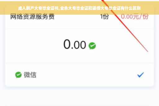 成人脱产大专毕业证书,业余大专毕业证和函授大专毕业证有什么区别