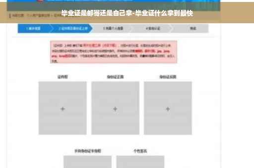 毕业证是邮寄还是自己拿-毕业证什么拿到最快