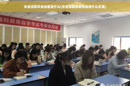 毕业证和毕业档案是什么(毕业证和毕业档案是什么关系)